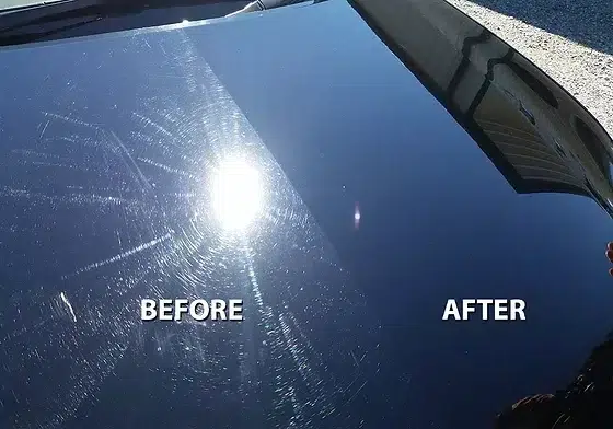 Two step paint correction result in Orange County