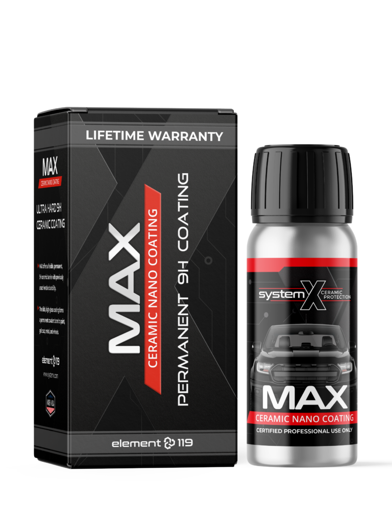 System X MAX 9H Nano Ceramic Coating w/ Lifetime Warranty Shyne