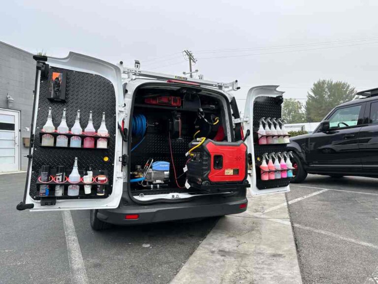 mobile detailing van