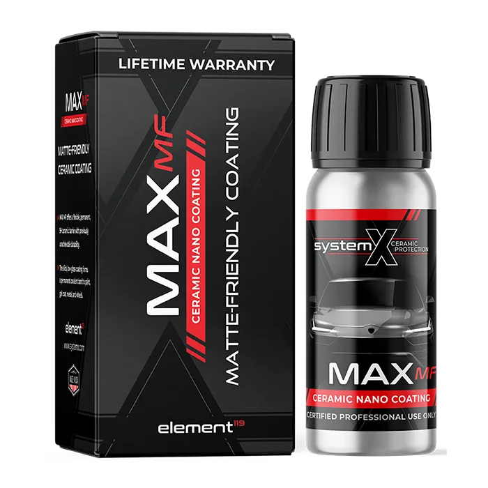 System X MAX MF matte friendly ceramic coating